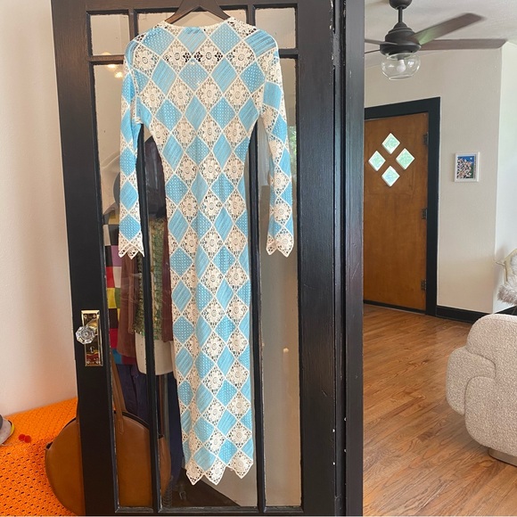 Zara Crochet Midi Dress - Picture 4 of 8